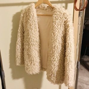 Furry White H&M Jacket